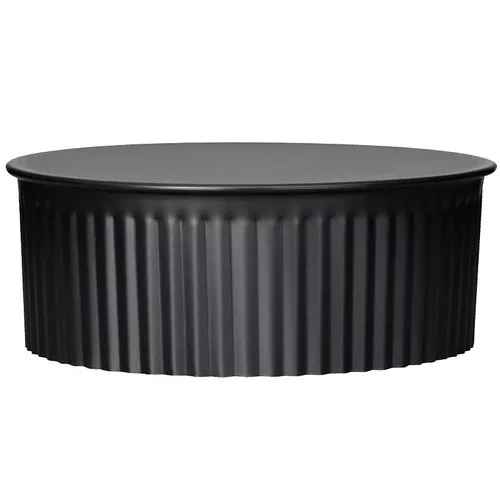 Stove Pipe- Black- 8"- Plug- 24 Ga