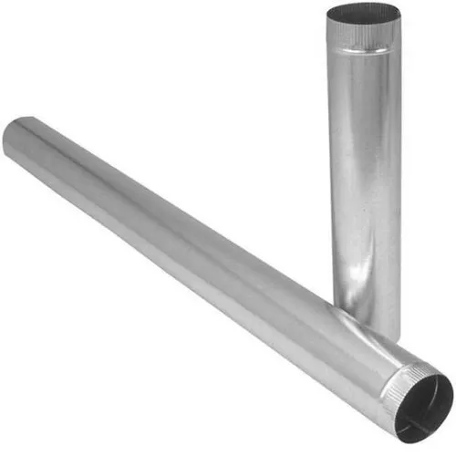 Stove Pipe- Galvanized- 8" x 24"- 24 Ga