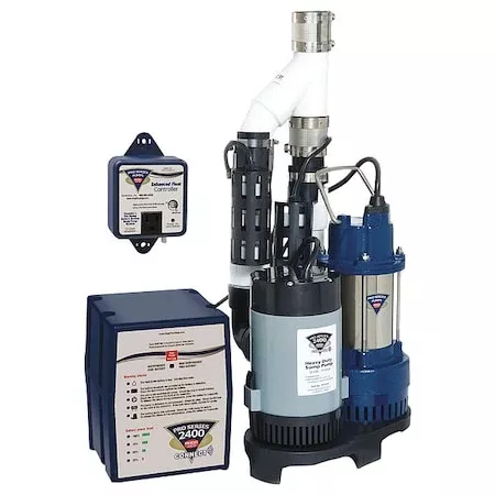 Sump/Battery Backup System,9 Amps Backup