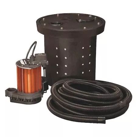SumpPumpSystem,10ft,1/2hp,115VAC