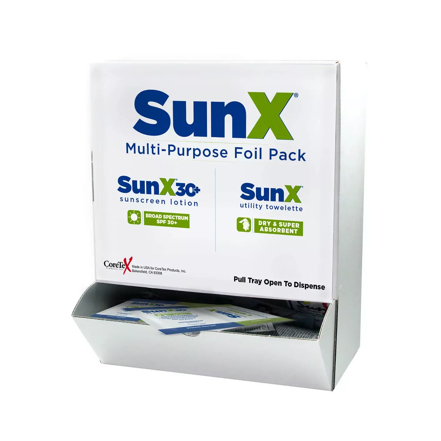 SunX30 Lotion and Wipe Pack, Dispenser 50/box