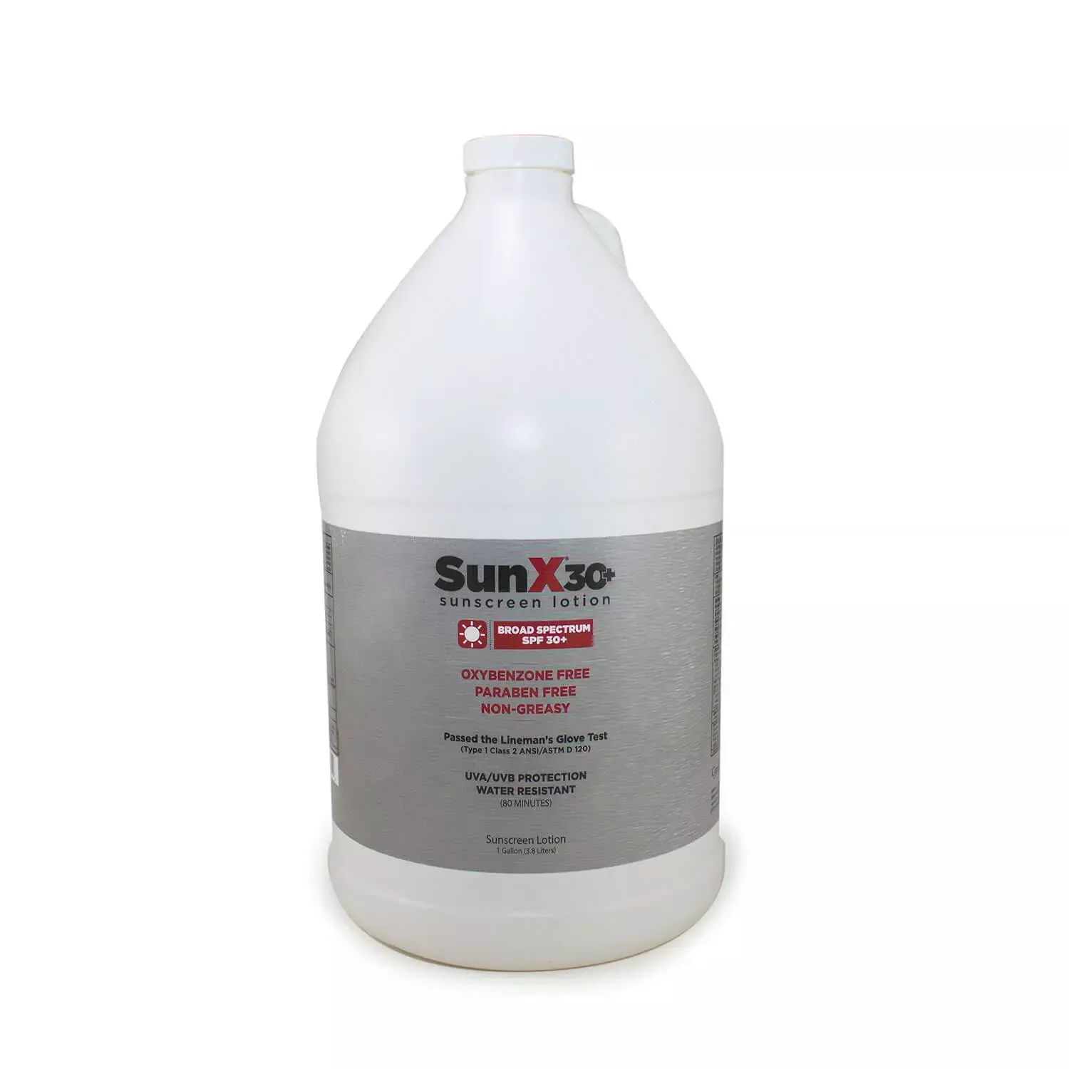 SunX30 Sunscreen Lotion, 1 Gallon