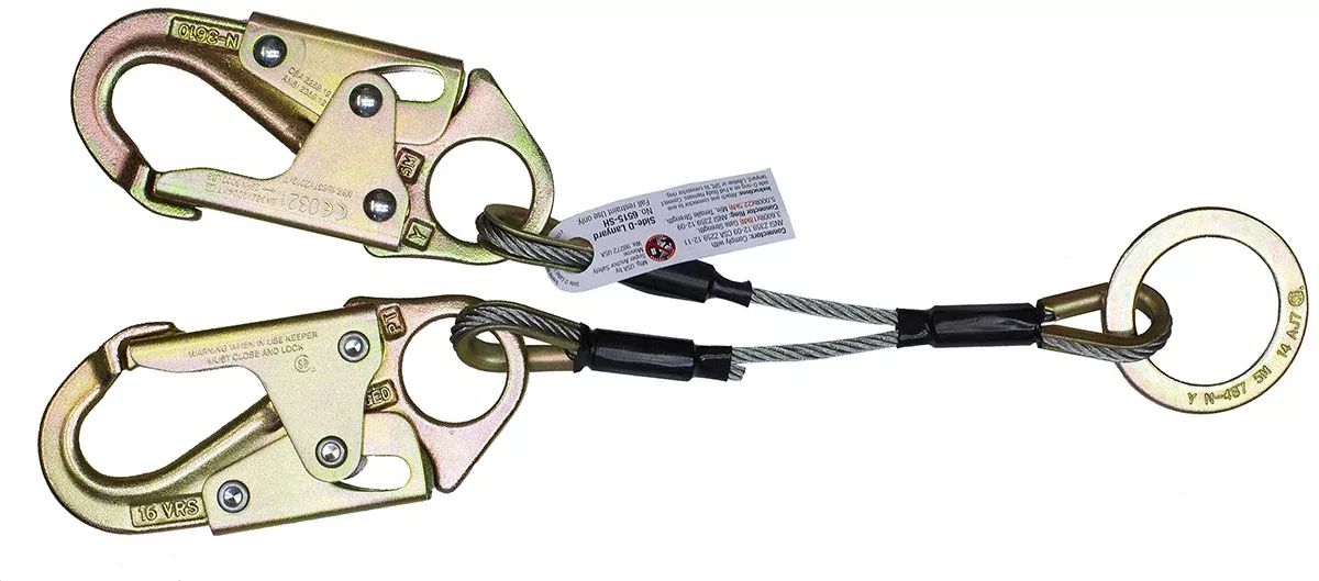 Super Anchor 2-D Lanyard with Double Locking Steel Snaphooks – 6515-SH