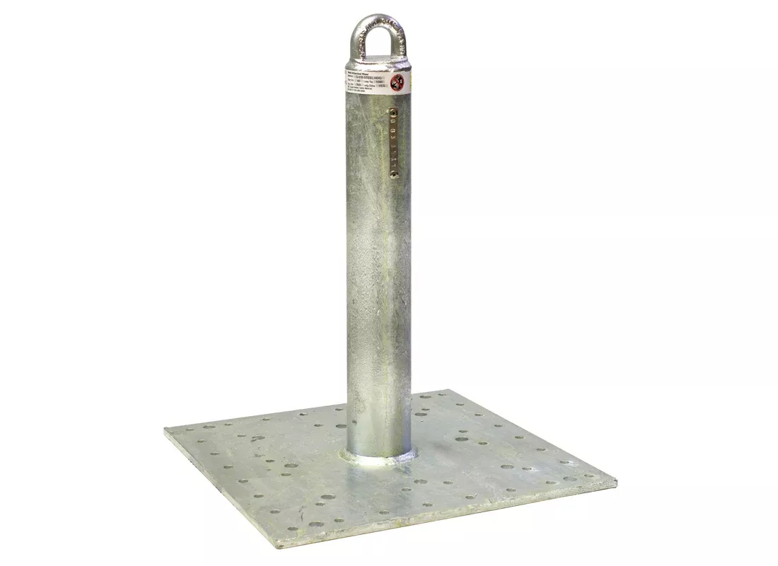 Super Anchor 24″ CRA-W WW 24″x Schedule 80 x3.0″ Riser, Loop Top. 16x16x5/8 Base