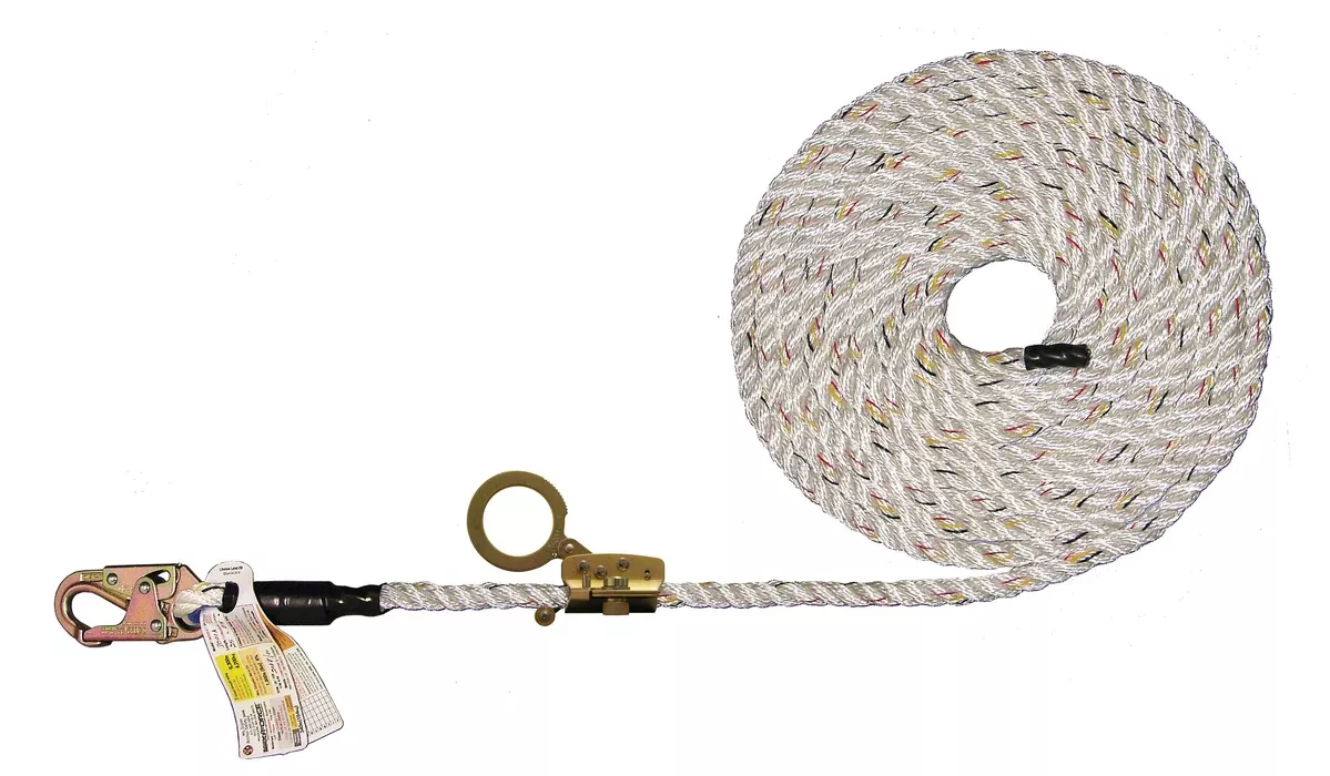 Super Anchor 25′ Value 3 Strand Lifeline with Snaphook & ADP Rope Grab 4024-25Z