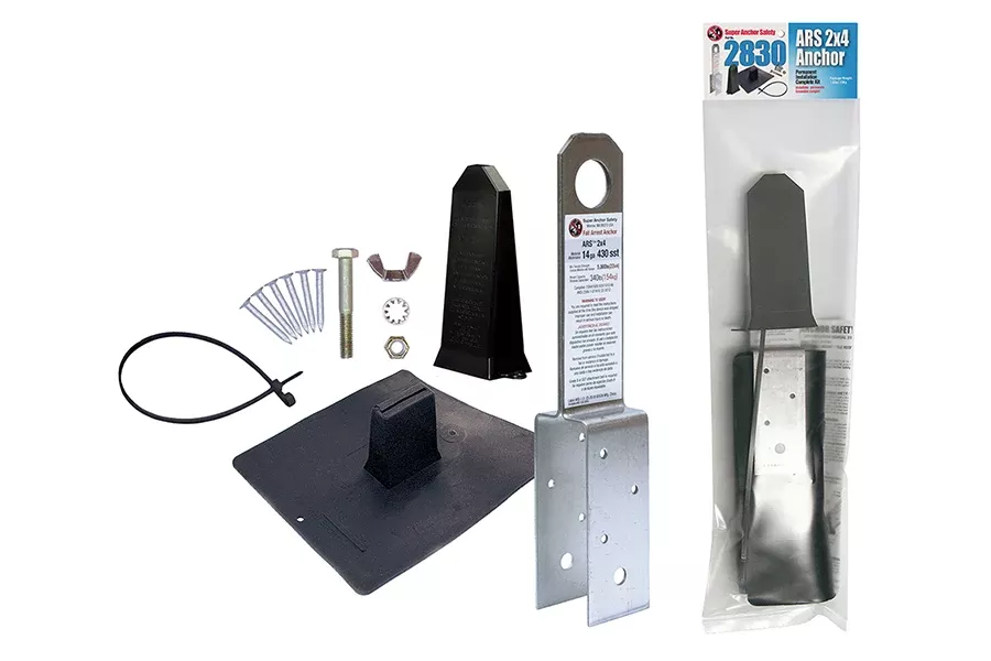 Super Anchor ARS 2×4 Fall Arrest Anchor Kit 14ga SST 2830