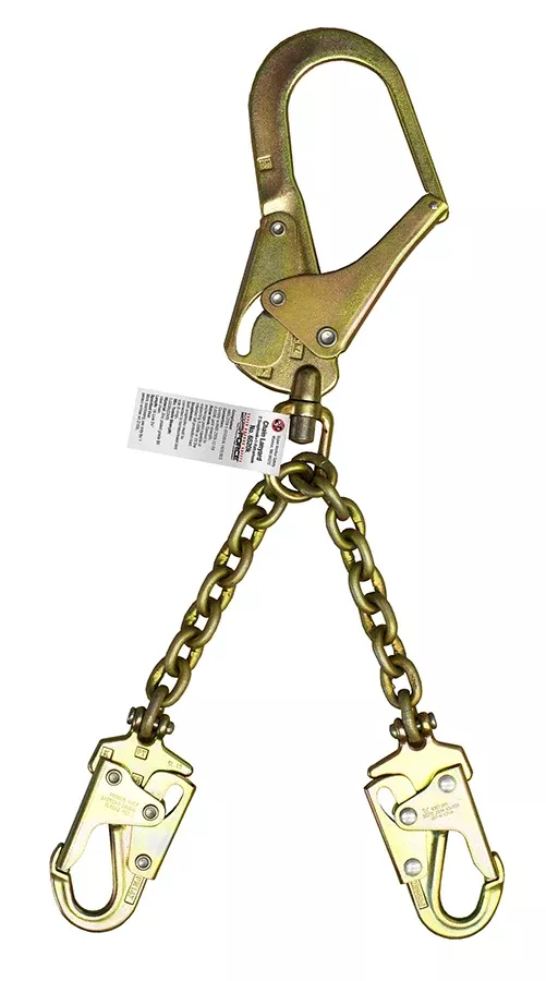Super Anchor Chain Lanyard with Rebar Hook and 2 snaphooks – 6520K