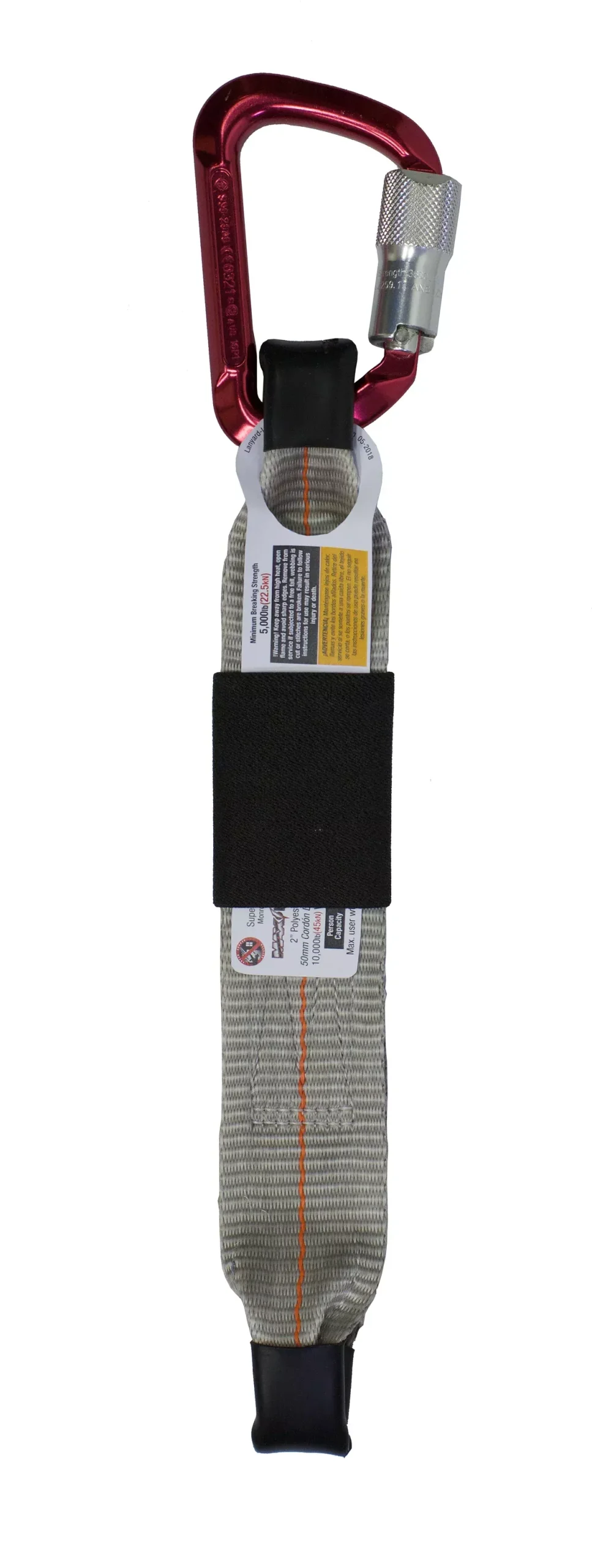 Super Anchor ExTender Lanyard with Carabiner and Loop End 6002-CL