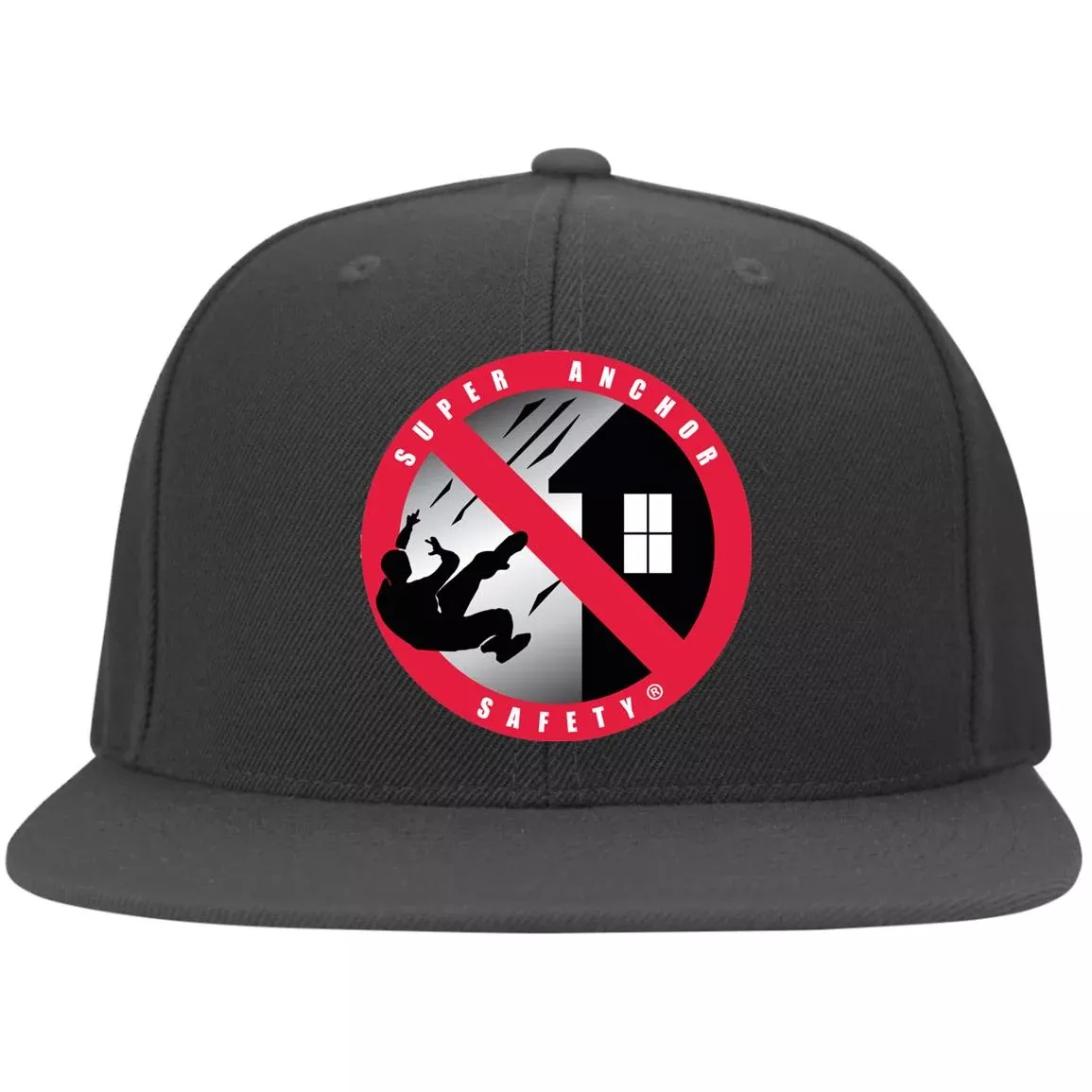 Super Anchor "Falling Guy" Flat Bill Hat