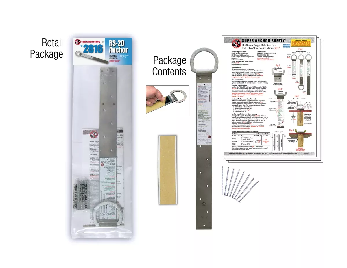 Super Anchor RS-20 Anchor Kit 2816