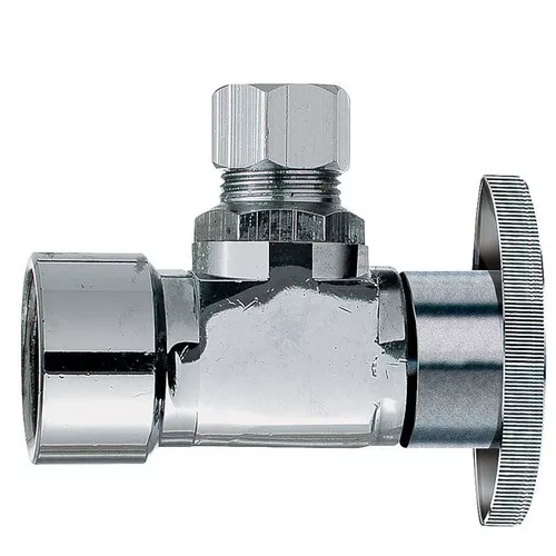 Supply Stop Valve- Angle- 1/2" FPT x 1/4" Compression