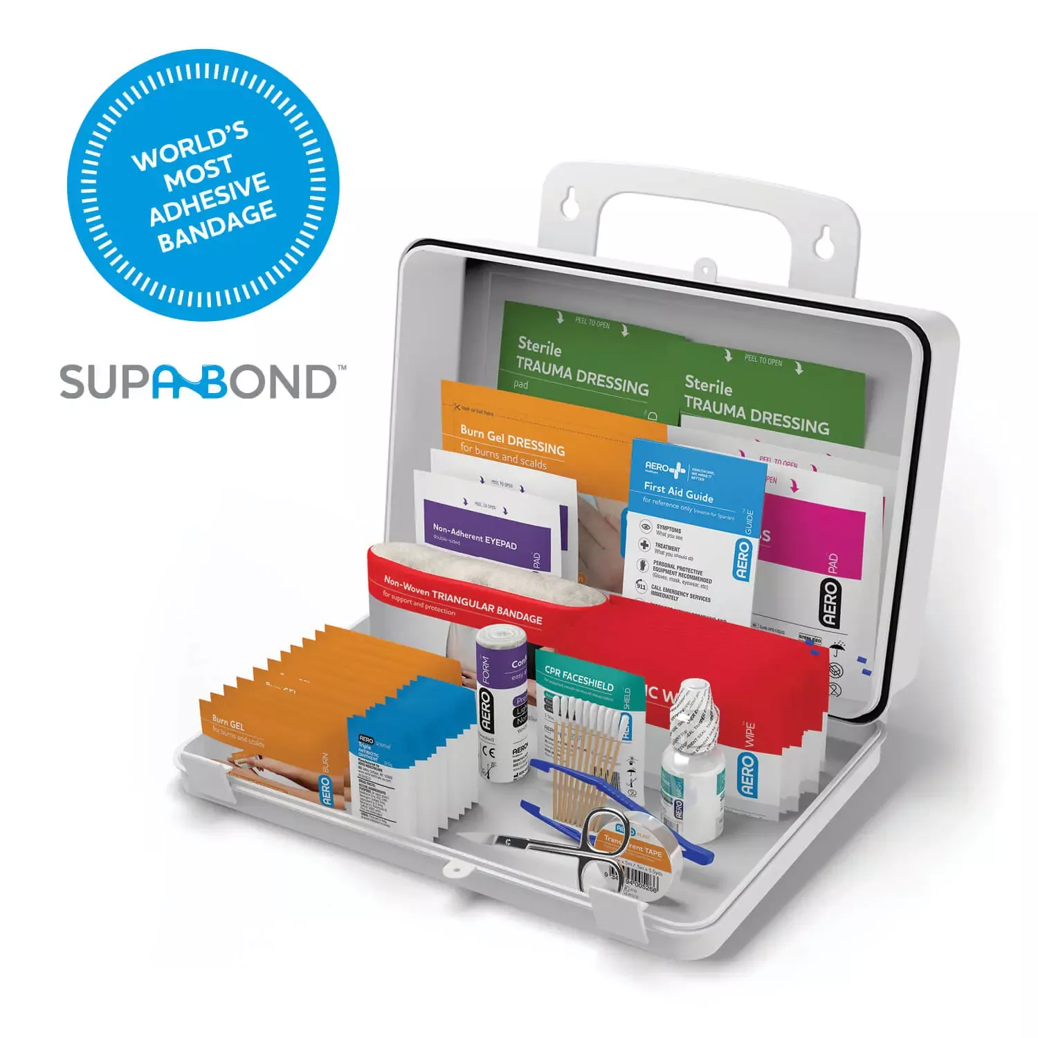 SUREFILL™ 25 Series All Purpose First Aid Kit – Weatherproof Plastic Case