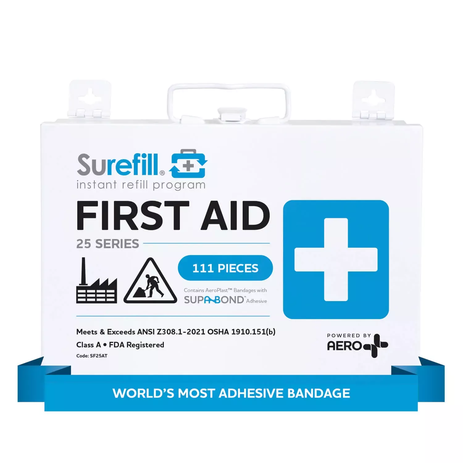 Surefill 25 Series ANSI A First Aid Kit – Metal Case