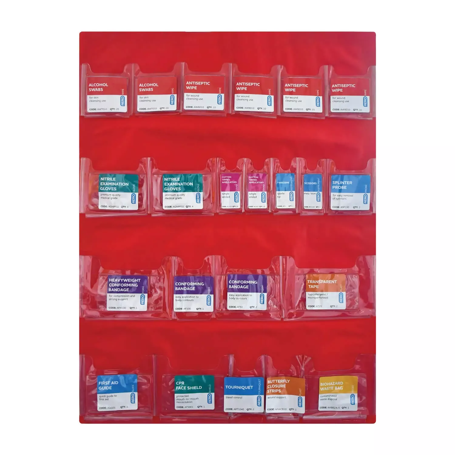 SUREFILL™ First Aid Cabinet Door Pocket 5 Shelf Empty