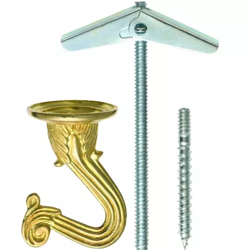 Swag Hook- Brass- 2 Pack