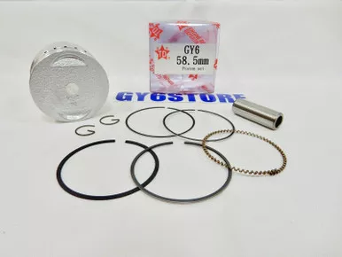 TAIDA 2V 155cc (58.5mm BORE) CAST PISTON & RINGS SET