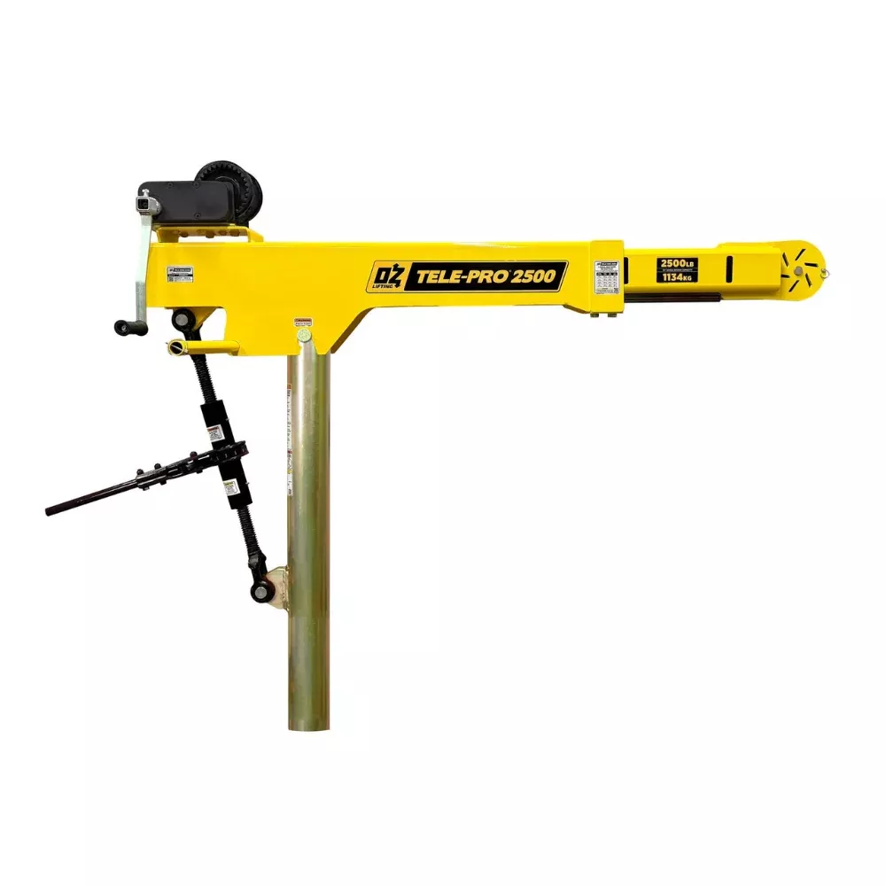 Tele-Pro Davit Crane – 2500lb Capacity – OZ Lifting