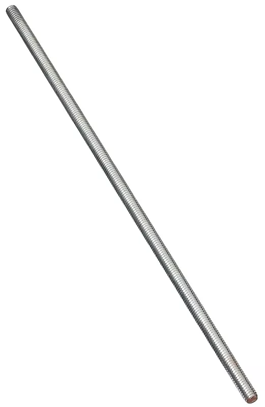 Threaded Rod, Zinc, 18 Tpi, 5/16 X 24 In.
