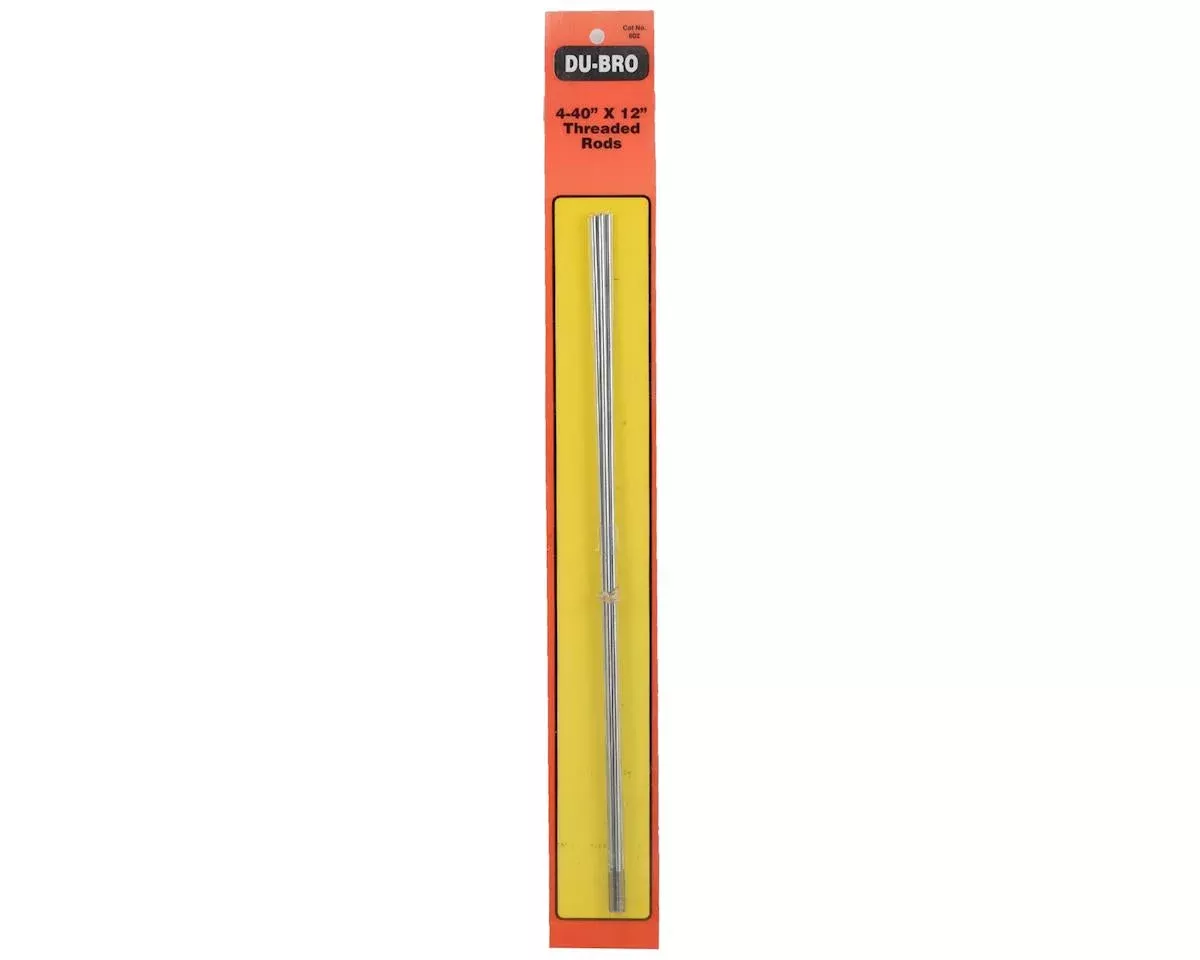 Threaded Rods, 4-40×12″ (6) (DUB802)