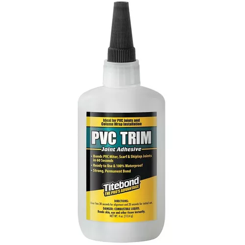 Titebond- PVC Trim Joint Adhesive- 4 Oz