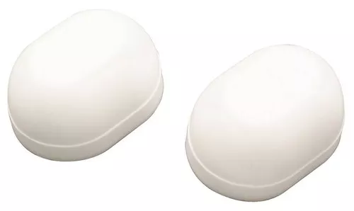 Toilet Bolt Cap- White- Oval- 2 Pack