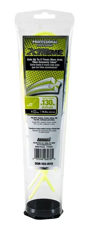 Trimmer Line- .130"- Pre-Cut- 10 Pack