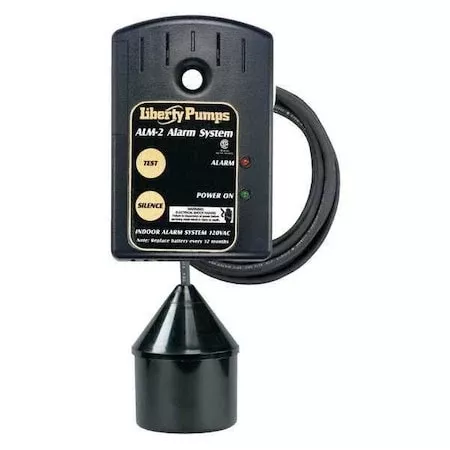 WaterAlarm,Audio,Visual,120VAC,9VDC,4ft