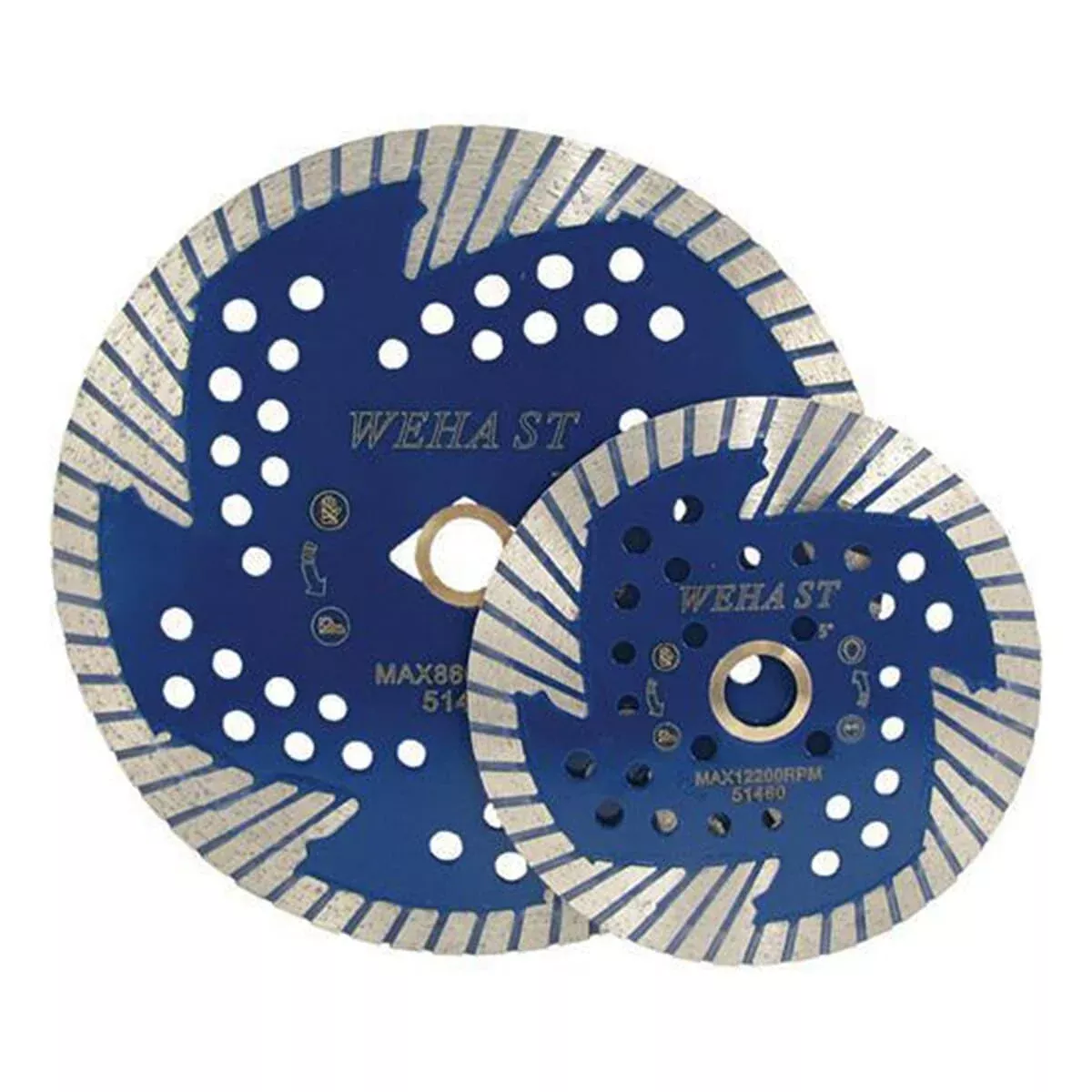 WEHA 5″ ST Side Cut Quad Diamond Turbo Blade