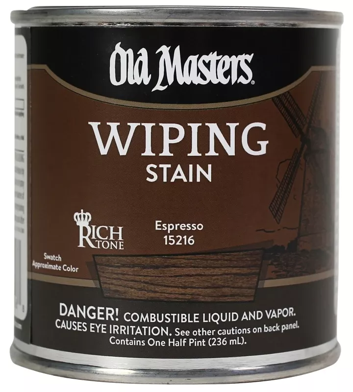 Wiping Stain, Oil-based, Espresso, 1/2-pt.