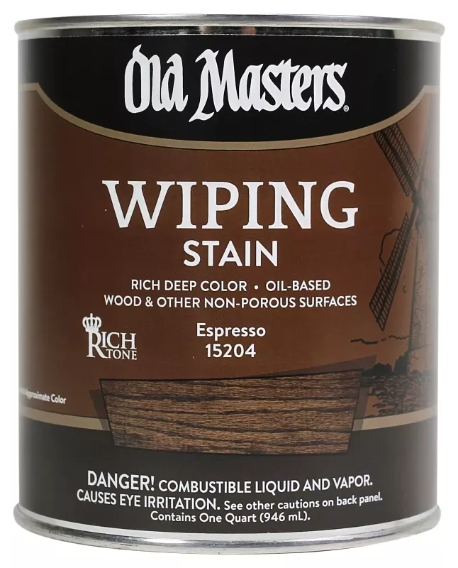 Wiping Stain, Oil-based, Espresso, 1-qt.