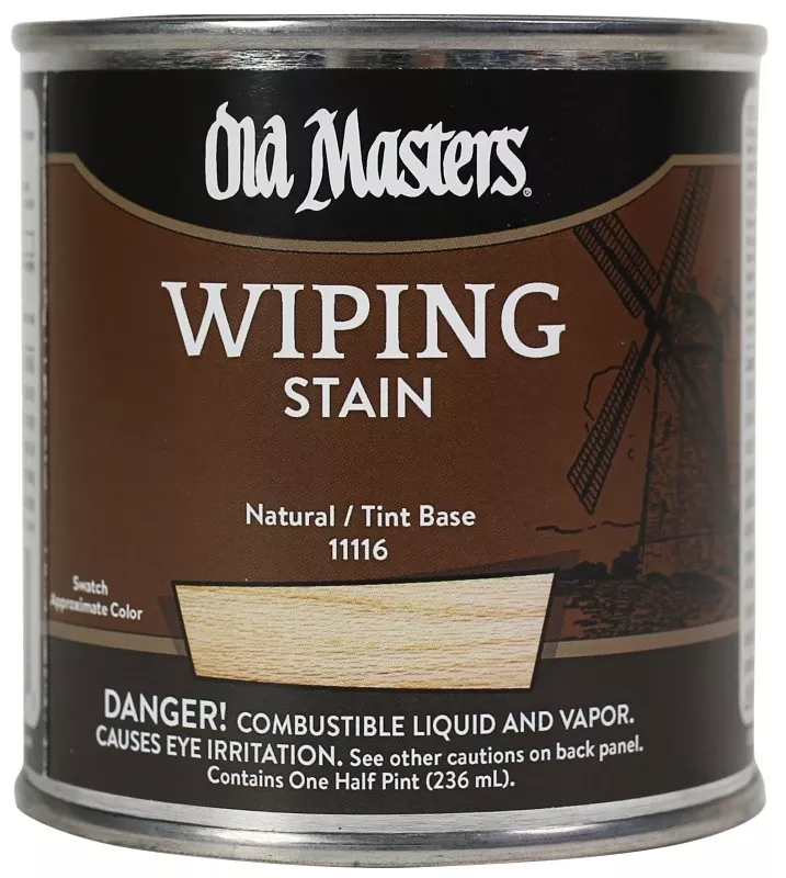 Wiping Stain, Oil-based, Natural, 1/2-pt.