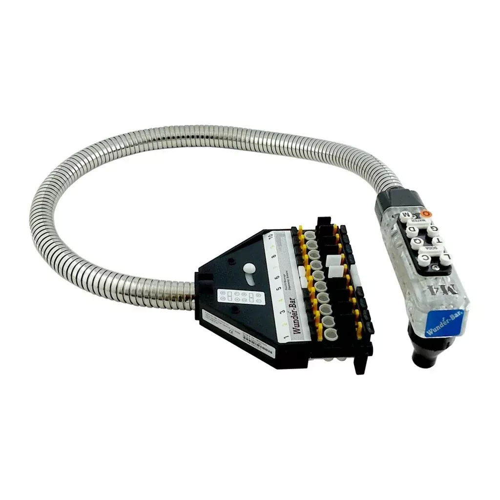 Wunder-Bar Mark 4 Bargun, 10 Button, 36″ Hose, Black – M410620KSM3