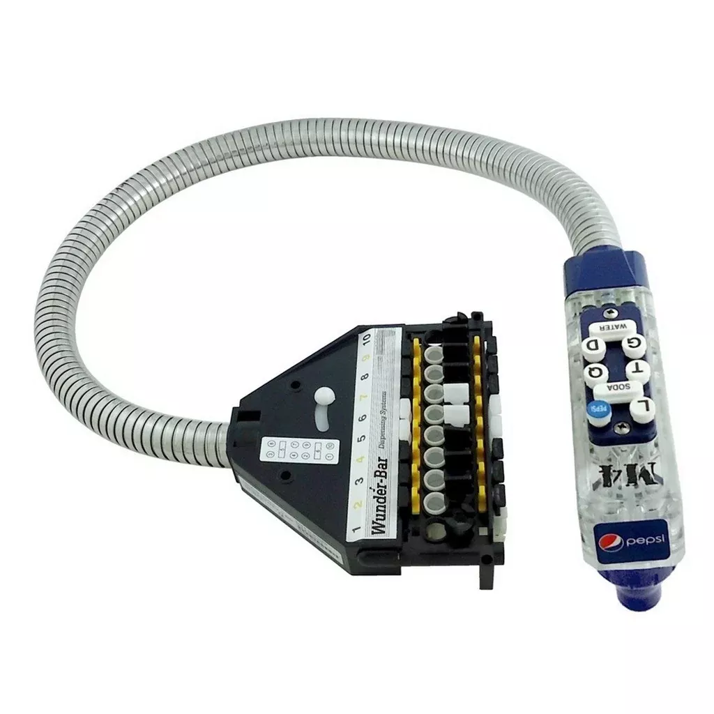 Wunder-Bar Mark 4 Bargun, 8 Button, 48″ Hose, Blue – M48600BSM4