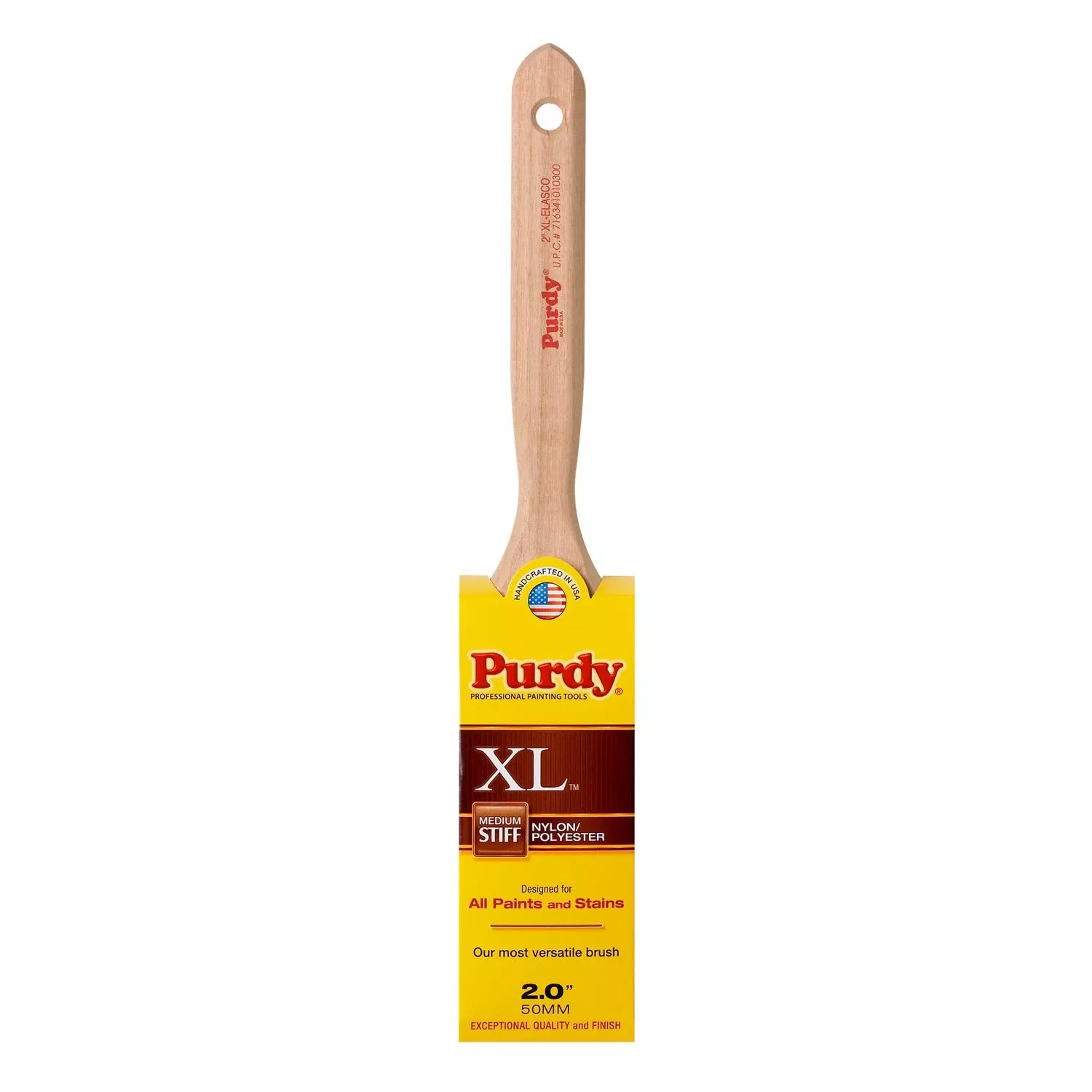 Xl Elasco 2 In. Medium Stiff Flat Trim Paint Brush – Model 144100320