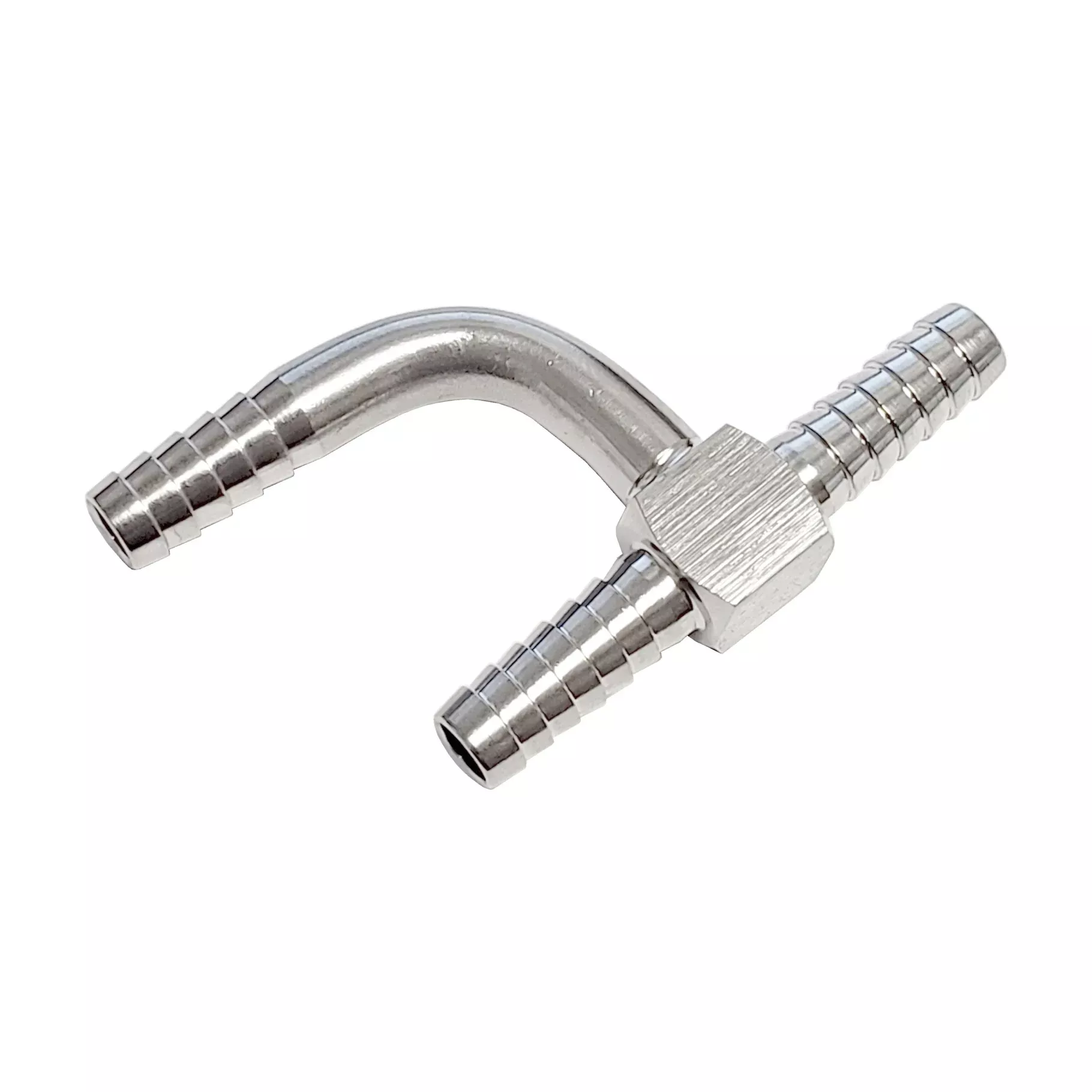 Y-Tee – 304 Stainless Steel – 1/4″ Hose Barb-All