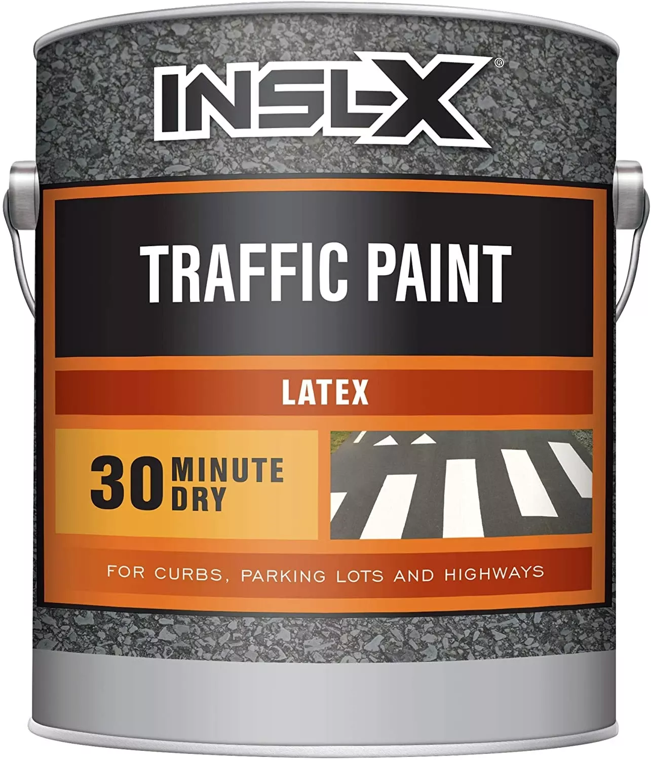 Yellow Traffic Zone Marking Paint 5 Gallon Container For Outdoor Use