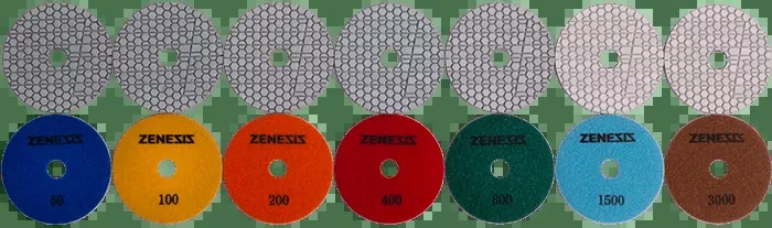 Zenesis™ Hybrid White Resin Polishing Pads