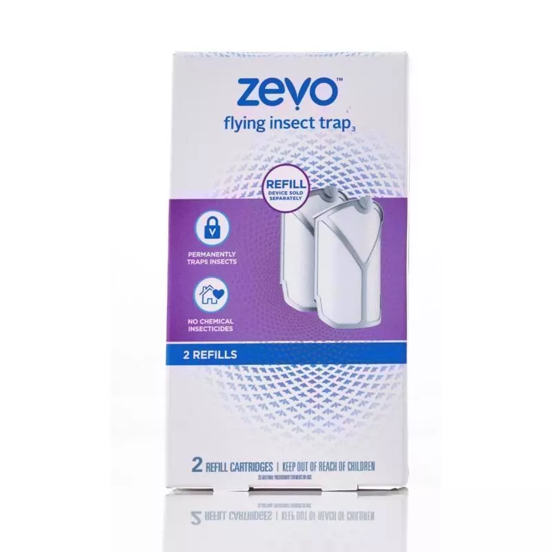 Zevo Refill Kit 4 In. W X 7 In. L Gray/white 2 Ct