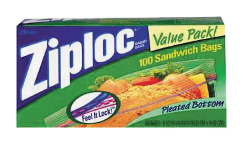 Ziploc- Sandwich Bags- 100 Pack
